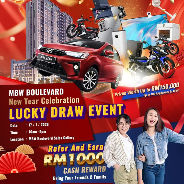 MBW BOULEVARD｜ NEW YEAR CELEBRATION - LUCKY DRAW EVENT!
